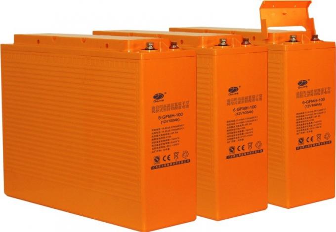 Όξινη μπαταρία μολύβδου μπαταριών 12v 200ah Rohs υψηλής θερμοκρασίας για τις εγχώριες συσκευές 0